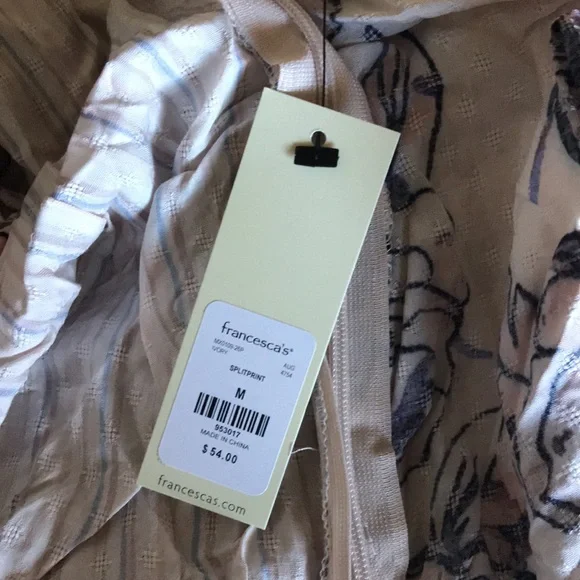 ❌donated❌Floral faux wrap and striped skirt - Picture 11 of 11